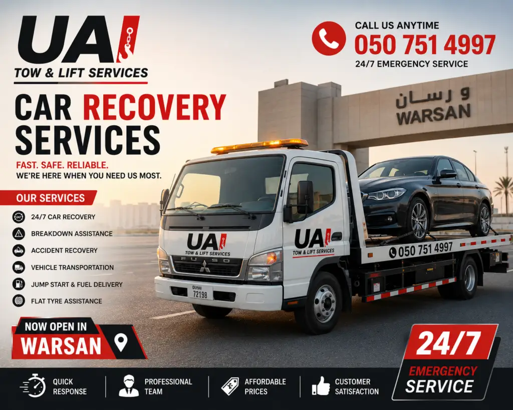 Tow Truck Dubai Roadside Assistance